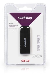 Картридер Smartbuy 705, USB 3.0 - SD/microSD (SBR-705-K) черный
