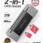 Картридер Borofone DH9 2TB 480Mbps USB/Type-C 2.0 чёрно-серый