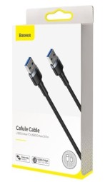 Usb Кабель Baseus Cafule USB3.0 Male на USB3.0 Male 2A 1м CADKLF-C0G черный