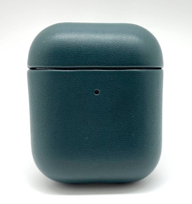 Кожаный чехол для AirPods 1/2 K-DOO LuxCraft зеленый