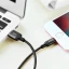 Usb Кабель-зарядка Lightning Hoco X14 Times speed 2A 2м в тканевой оплетке черный