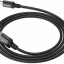 Usb Кабель-зарядка Lightning Hoco X14 Times speed 2A 2м в тканевой оплетке черный