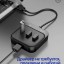 Кабель-переходник Hoco HB31 USB на 4USB 2.0 0.2м черный