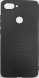 Накладка для Xiaomi Mi 8 lite силикон карбон -1