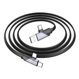 Usb Кабель-зарядка Type-C на Type-C Hoco U119 3A 60W 1.2м черный