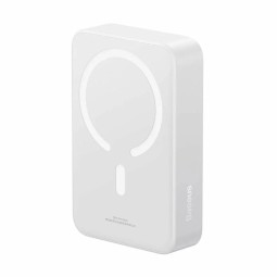 Powerbank с беспроводной зарядкой Baseus Magnetic Wireless 20000mAh 20W (PPCX150002) белый