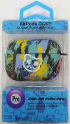 Силиконовый светящийся в темноте чехол для AirPods Pro Luxo Kaws рисунок №11