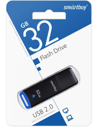 USB флеш накопитель Smartbuy 32GB Easy SB032GBEK чёрный