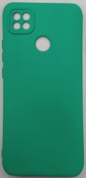 Накладка для Xiaomi Redmi 9C силикон матовый зелёный