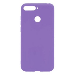 Накладка для Huawei Y6 Prime (2018)/CW 7A Prime/CX8E Silicone cover фиолетовая