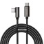 Кабель-зарядка Type-C на Type-C Baseus 100W 2м (CATCS-A01) чёрный угловой