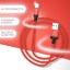 Usb Кабель для зарядки Type-C Hoco X-speed 2м в тканевой оплётке - красный