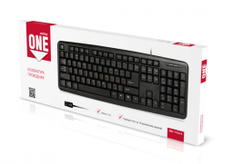 Клавиатура проводная Smartbuy ONE 112 USB/104 клавиши/1.5м, (SBK-112U-K) черная