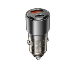 Автомобильное заряд. устр. Borofone BZ20A 1USB/1C 83W черное