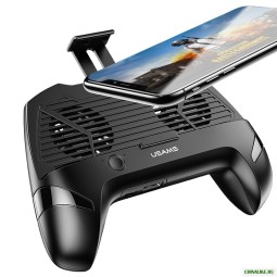Охлаждающая подставка + Powerbank 1200mAh для смартфона Usams US-ZJ037