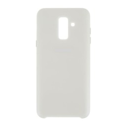 Накладка для Samsung Galaxy A6 Plus (2018) Silicone cover серая