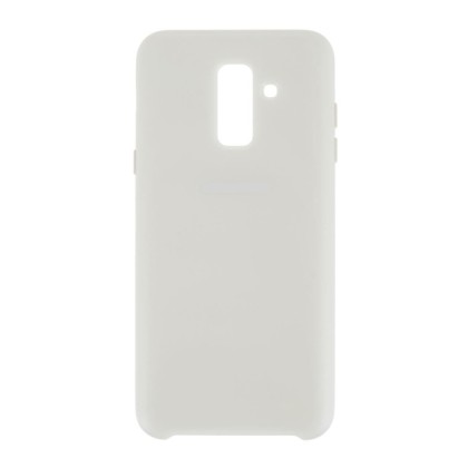 Накладка для Samsung Galaxy A6 Plus (2018) Silicone cover серая