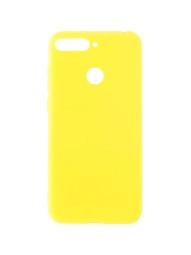 Накладка для Huawei Y6 Prime (2018)/CW 7A Prime/CX8E Silicone cover желтая