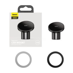 Держатель в автомобиль в воздуховод Baseus Radar Magnetic для i-Phone 12 (SULD-01) чёрный