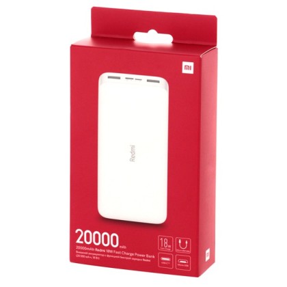Powerbank Redmi 20000 мАч BHR4418KR белый