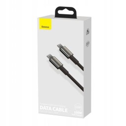 Кабель-зарядка Type-C на Type-C Baseus Tungsten Gold 100W 2м (CATWJ-A01) чёрный