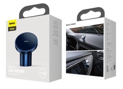 Держатель в автомобиль в воздуховод Baseus Radar Magnetic для i-Phone 12 (SULD-03) синий