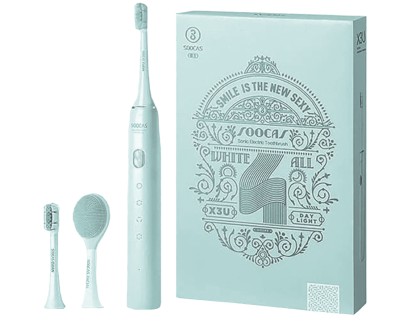Зубная щетка электрическая Xiaomi Soocas x3U в подарочной упаковке зеленая