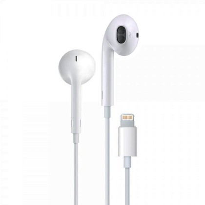 Стереонаушники WiWU Earbuds 302 Lightning с микрофоном белые