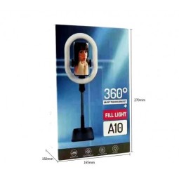 Светодиодная кольцевая лампа для селфи A10 Fill Light черная