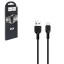 Usb Кабель-зарядка Type-C Hoco X20 Flash 2.4A 2м силиконовый черный
