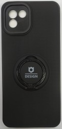 Чехол-накладка для Samsung Galaxy A03 силикон iface с держателем чёрный