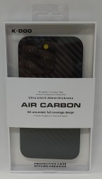 Накладка для i-Phone 13 Pro 6.1" K-Doo Air Carbon пластик чёрная