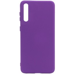 Накладка для Huawei Y8P/Enjoy 10S/P Smart S Silicone cover фиолетовая