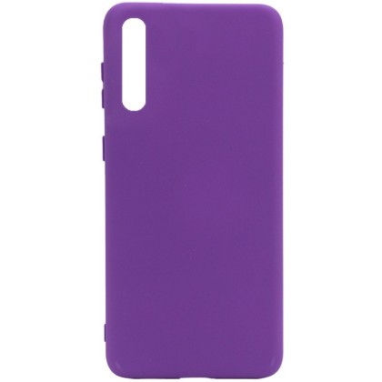 Накладка для Huawei Y8P/Enjoy 10S/P Smart S Silicone cover фиолетовая