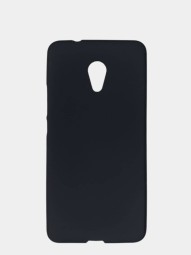 Чехол-накладка для Meizu M5S силикон матовый чёрный
