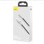 Usb Кабель для зарядки Apple Lightning Baseus Cafule Metal 2.4A 1м черный