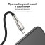 Usb Кабель для зарядки Apple Lightning Baseus Cafule Metal 2.4A 1м черный