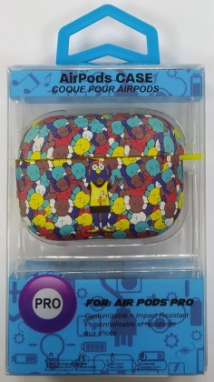 Силиконовый светящийся в темноте чехол для AirPods Pro Luxo Kaws рисунок №19
