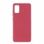Накладка для Samsung Galaxy A42 Silicone cover без логотипа бордовая
