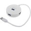 USB 3.0 хаб с выключателями, 4 порта, СуперЭконом круглый, белый, SBHA-7314-W/100