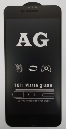 Защитное стекло для i-Phone 7 Plus/8 Plus AG матовое чёрное