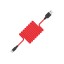 Usb Кабель-зарядка Type-C Hoco Silicone 3A 1м мягкий силиконовый красный