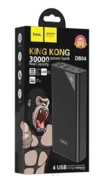 Powerbank Hoco DB04 30000mAh 4USB 2.1A с дисплеем черный