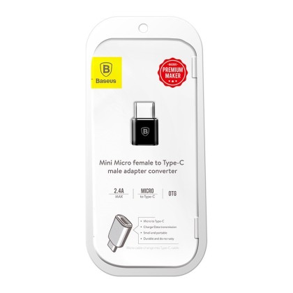 OTG Type-C на Micro Baseus CAMOTG-01 черный