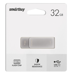 3.0/3.2 USB флеш накопитель Smartbuy Gen.1 032GB M1 Metal Grey (SB032GM1G)
