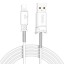 Usb Кабель-зарядка Lightning Hoco X24 Pisces 2.4A 1м силиконовый белый