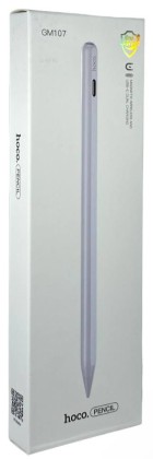 Стилус hoco GM107 Smooth series magnetic rechargeable capacitive pen for iPAD белый
