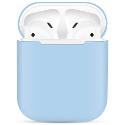 Силиконовый чехол для AirPods лиловый