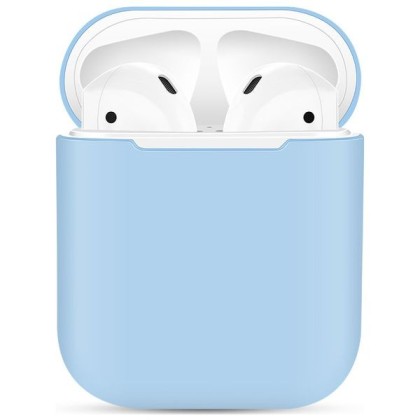 Силиконовый чехол для AirPods лиловый