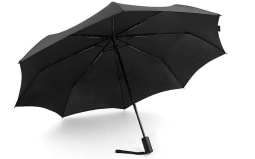 Зонт NINETYGO Automatic Reverse Lighting Umbrella с фонариком черный